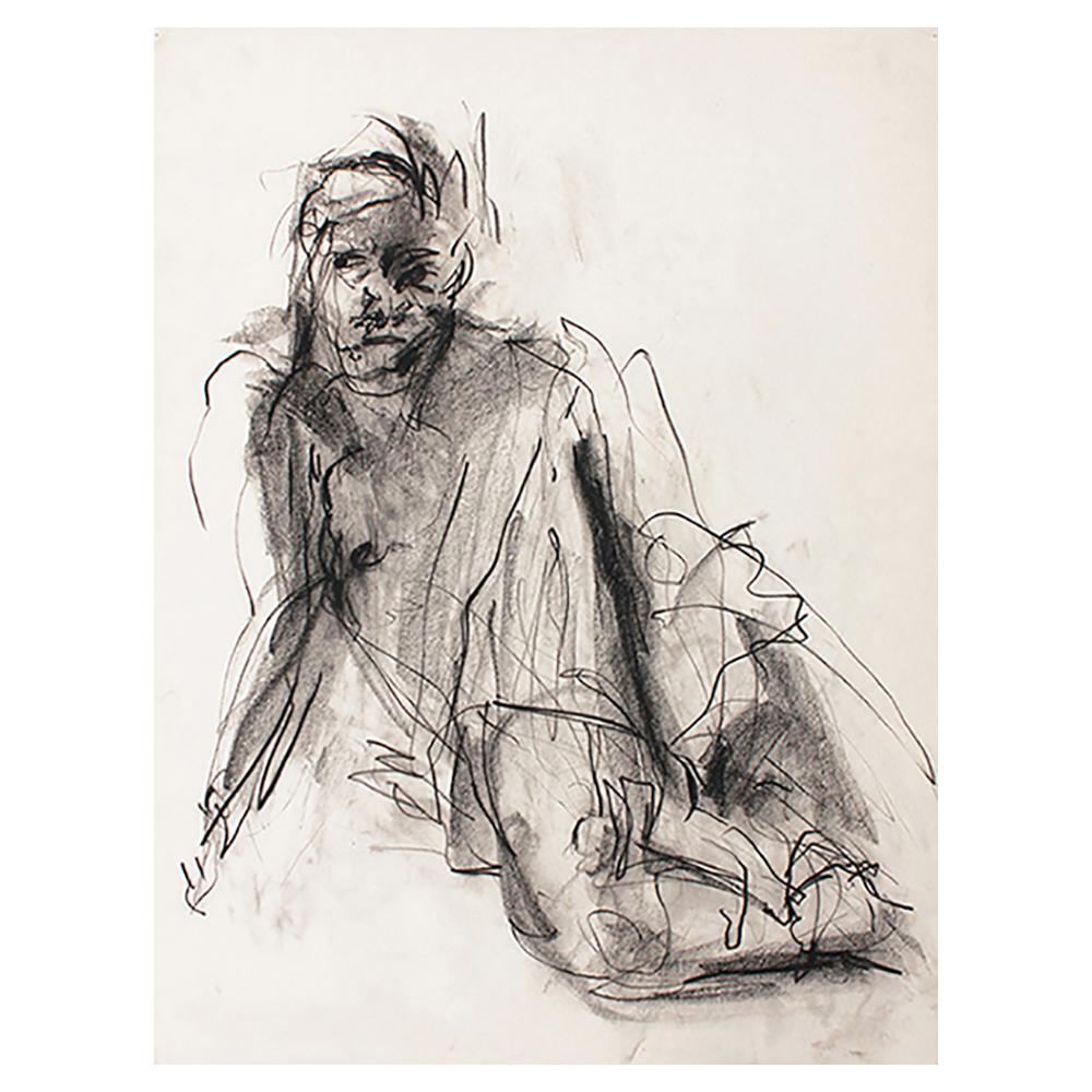 Life drawing / dessin d'après modèle vivant / dibujo de modelo vivo (1984)