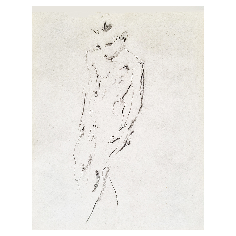 Life drawing / dessin d'après modèle vivant / dibujo de modelo vivo (1984)