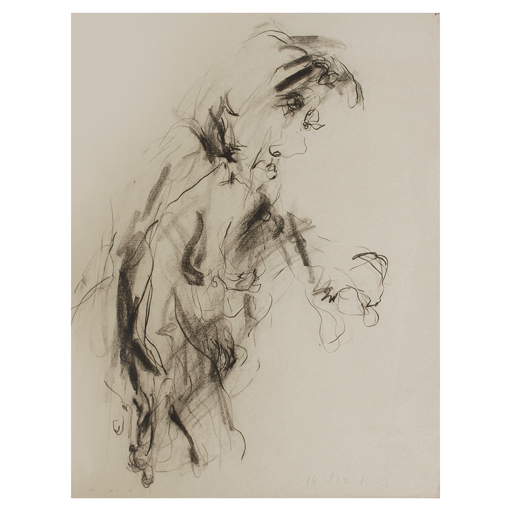 Life drawing / dessin d'après modèle vivant / dibujo de modelo vivo (1984)