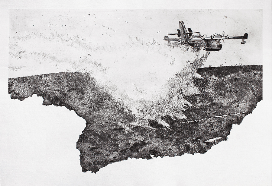 Canadair près de Fournès (2022) 