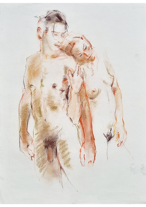 Life drawing / dessin d'après modèle vivant / dibujo de modelo vivo (2001)